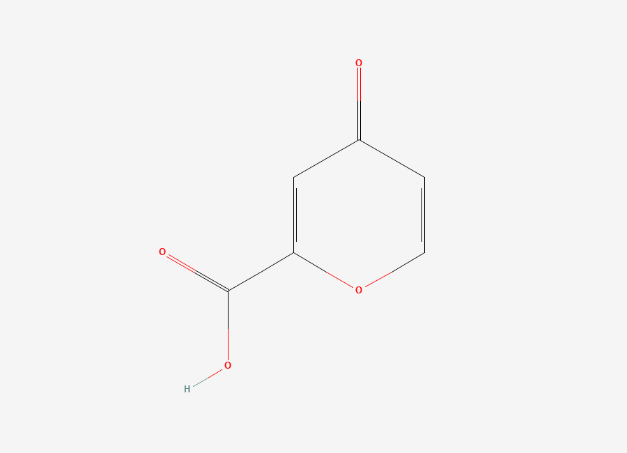 Two-dimensional chemical structure of Comanic Acid