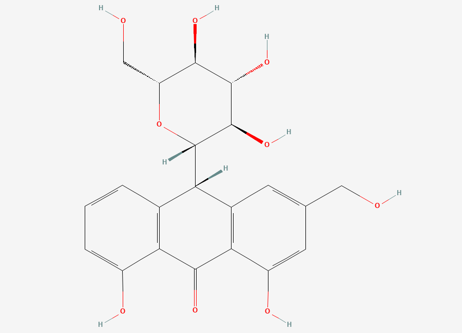 Two-dimensional chemical structure of Barbaloin