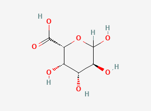 Two-dimensional chemical structure of L-Galacturonic Acid, CAS 108729-78-8