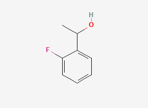 Two-dimensional chemical structure of 2-Fluoro-alpha-methylbenzenemethanol