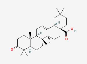 Two-dimensional chemical structure of Oleanonic Acid