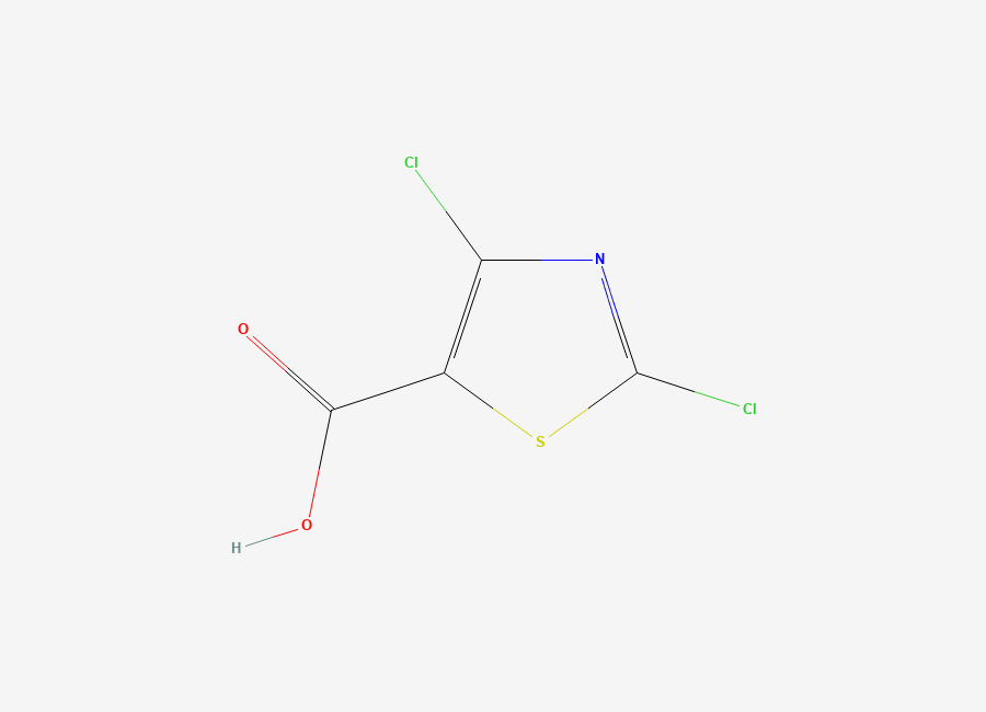 Two-dimensional chemical structure of 2,4-Dichlorothiazole-5-carboxylic acid