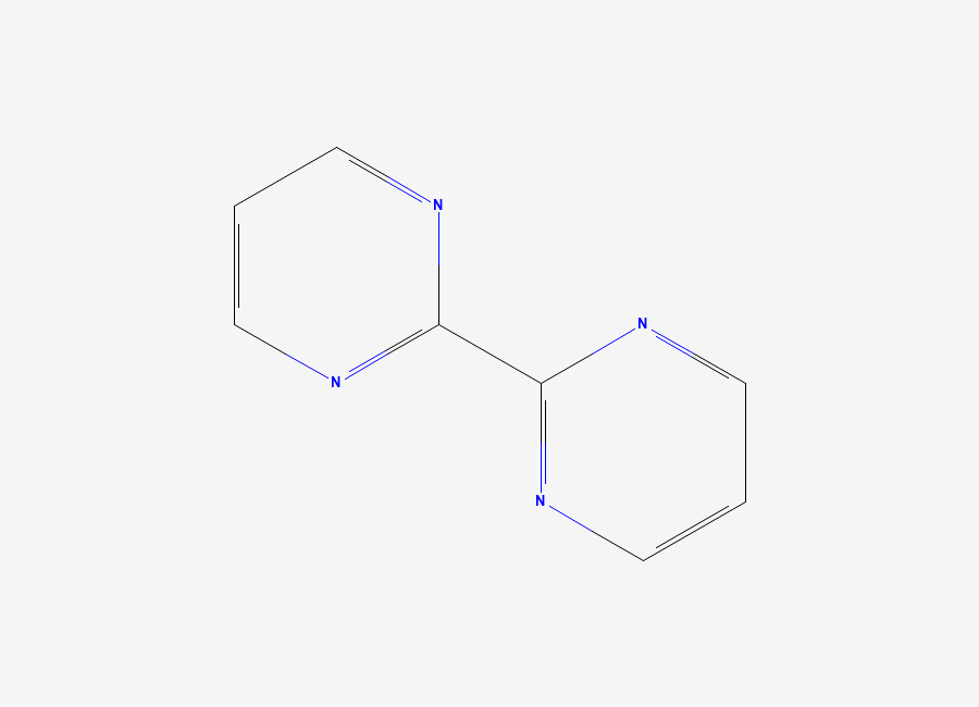 Two-dimensional chemical structure of 2,2'-Bipyrimidine