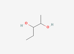 Two-dimensional chemical structure of 2,3-Pentanediol