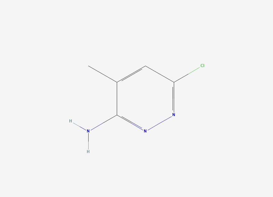 Two-dimensional chemical structure of 6-Chloro-4-methylpyridazin-3-amine