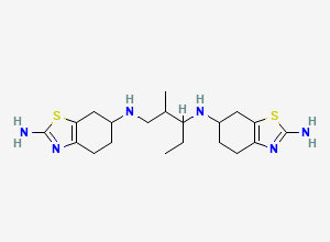 Two-dimensional chemical structure of Pramipexole Dimer/ Pramipexole Impurity C, CAS 1897440-04-8