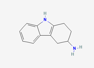 Two-dimensional chemical structure of 2,3,4,9-Tetrahydro-1H-carbazol-3-amine