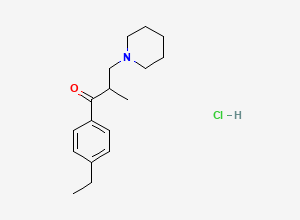 Two-dimensional chemical structure of Eperisone Hydrochloride