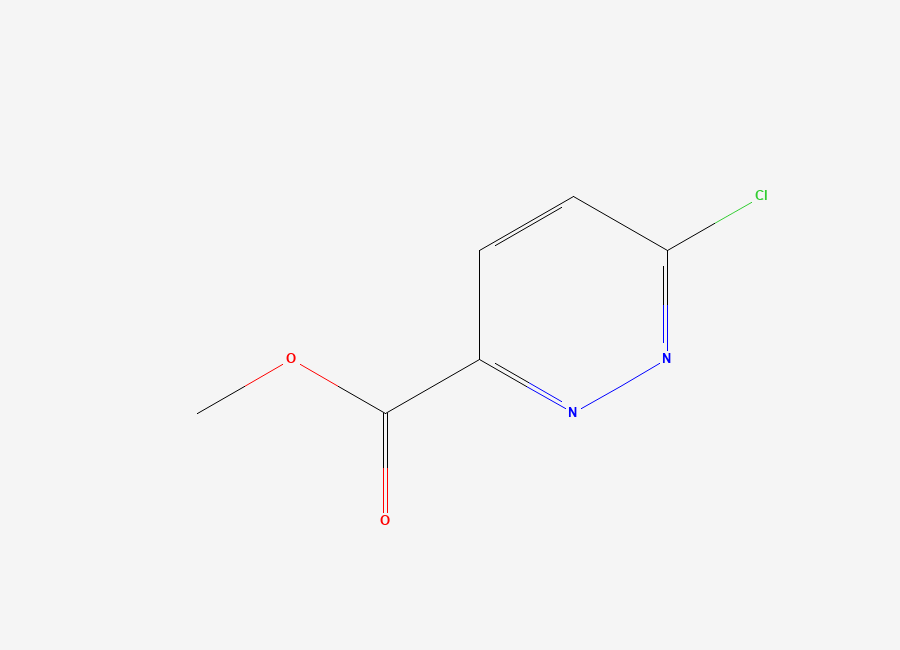 Two-dimensional chemical structure of Methyl 6-chloropyridazine-3-carboxylate