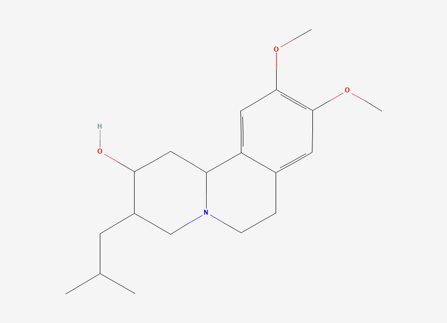 Two-dimensional chemical structure of Dihydrotetrabenazine