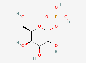 Two-dimensional chemical structure of Alpha-D-Galactose-1-Phosphate