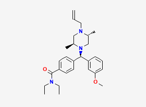 Two-dimensional chemical structure of Snc 80