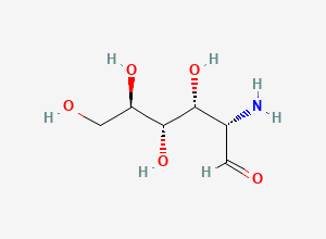 Two-dimensional chemical structure of D-(+)-Mannosamine