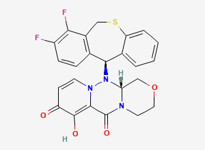 Two-dimensional chemical structure of Baloxavir