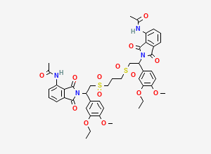 Two-dimensional chemical structure of Desoxo Apremilast