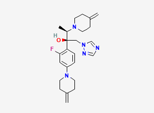 Two-dimensional chemical structure of Efinaconazole Impurity 5, CAS 2055912-03-1