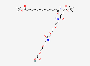 Two-dimensional chemical structure of Semaglutide Impurity 73