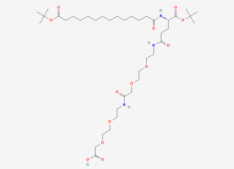 Two-dimensional chemical structure of Semaglutide Impurity 73