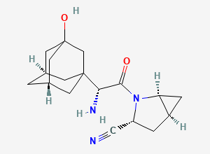 Two-dimensional chemical structure of Saxagliptin Impurity 13