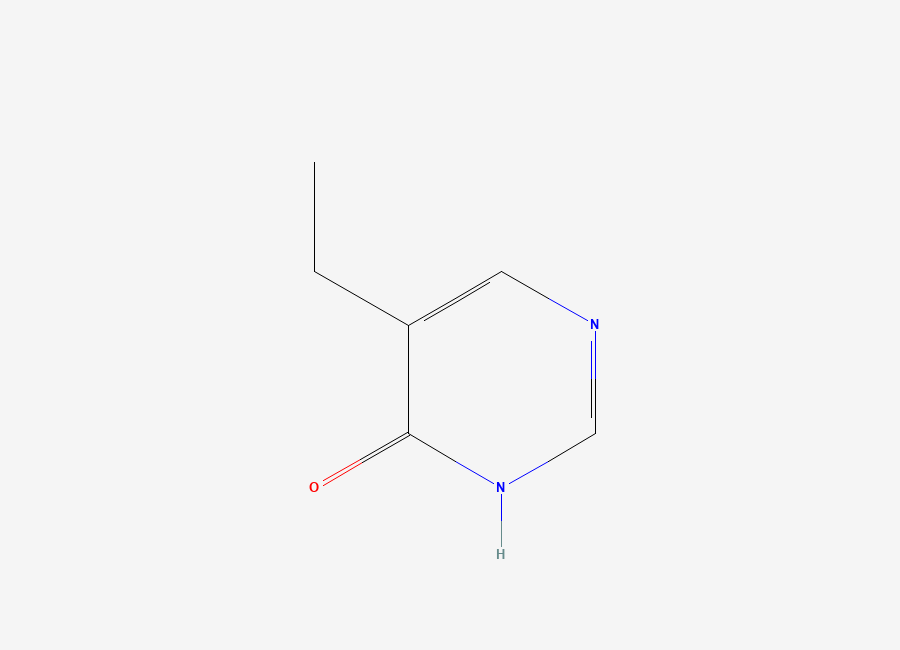 Two-dimensional chemical structure of 5-Ethylpyrimidin-4-ol