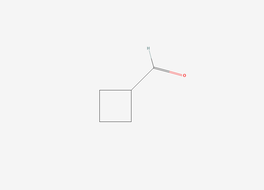 Two-dimensional chemical structure of Cyclobutanecarbaldehyde