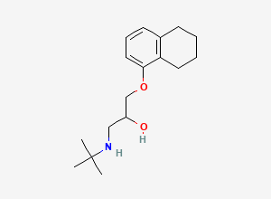 Two-dimensional chemical structure of Nadolol EP Impurity G (Dideoxy), CAS 33841-03-1