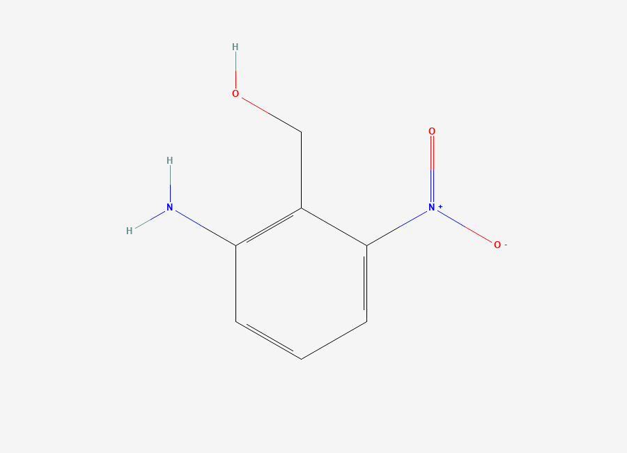 Two-dimensional chemical structure of 2-Amino-6-nitrobenzyl alcohol