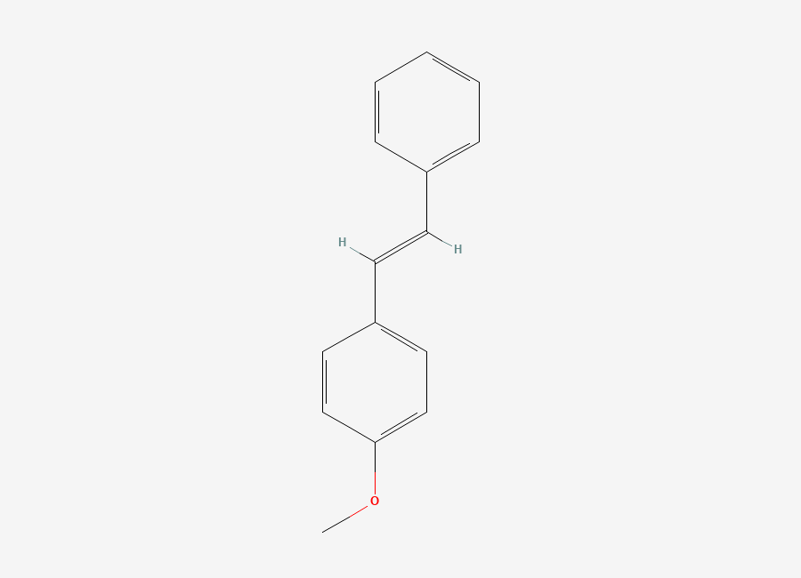 Two-dimensional chemical structure of P-Methoxystilbene