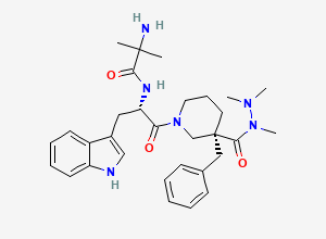 Two-dimensional chemical structure of Anamorelin Impurity 1