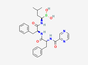 Two-dimensional chemical structure of Bortezomib Impurity 18