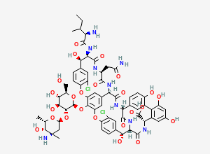 Two-dimensional chemical structure of Vancomycin EP Impurity A, CAS 91700-98-0
