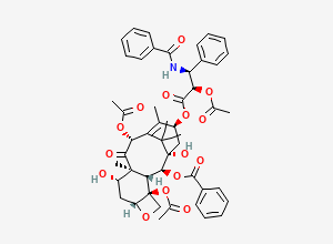 Two-dimensional chemical structure of 2'-Acetyltaxol