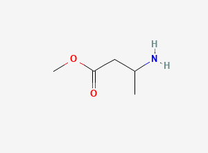 Two-dimensional chemical structure of Methyl 3-aminobutanoate