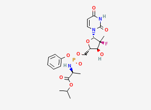 Two-dimensional chemical structure of Sofosbuvir impurity D