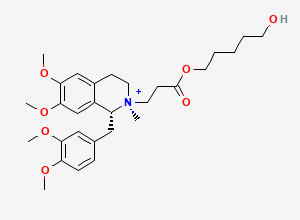Two-dimensional chemical structure of Cisatracurium besilate impurity E [EP impurity]