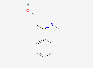 Two-dimensional chemical structure of (S)-3-(dimethylamino)-3-phenylpropan-1-ol