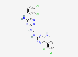 Two-dimensional chemical structure of Lamotrigine 3-3 Dimer, CAS 1797983-48-2