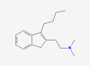 Two-dimensional chemical structure of Dimetindene EP Impurity F (Free Base), CAS 1346746-53-9