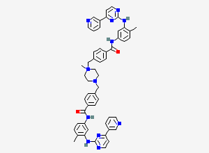 Two-dimensional chemical structure of Imatinib EP Impurity D (Free Base)