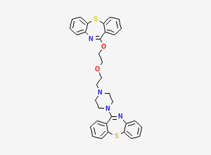 Two-dimensional chemical structure of Quetiapine EP Impurity W, CAS 1800608-95-0