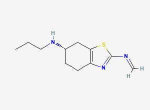 Two-dimensional chemical structure of (S)-N-Methylene Pramipexole