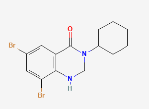 Two-dimensional chemical structure of Bromhexine Related Compound 3, CAS 2512203-87-9