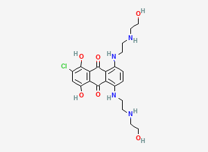 Two-dimensional chemical structure of Mitoxantrone EP Impurity C, CAS 1796928-50-1