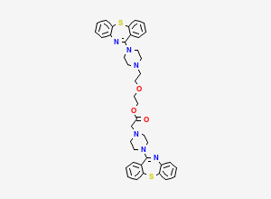 Two-dimensional chemical structure of Quetiapine EP Impurity C, CAS 1798840-31-9