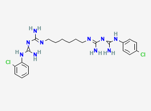 Two-dimensional chemical structure of Chlorhexidine EP Impurity O, CAS 2508008-02-2