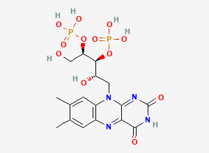 Two-dimensional chemical structure of Riboflavin Sodium Phosphate EP Impurity A/ Riboflavin 3,4-Diphosphate, CAS 86108-27-2