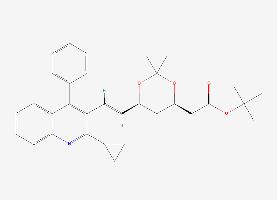 Two-dimensional chemical structure of Pitavastatin Impurity 53