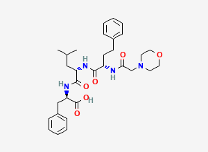Two-dimensional chemical structure of Carfilzomib Impurity 16