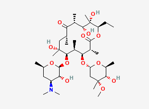 Two-dimensional chemical structure of Roxithromycin EP Impurity A / Erythromycin A / Erythromycin, CAS 114-07-8