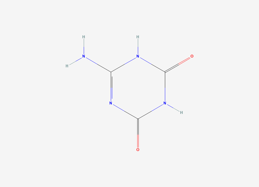 Two-dimensional chemical structure of Ammelide